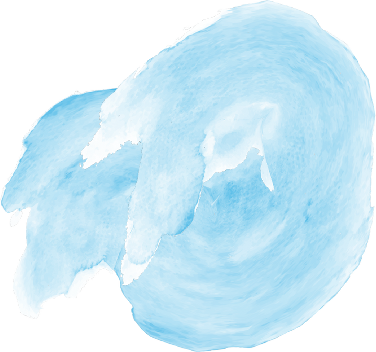 blue splash watercolor brush